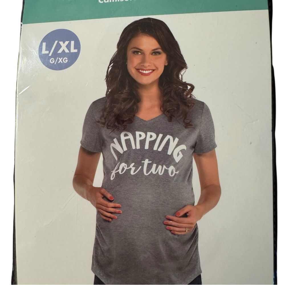 Super Cute Maternity Tee - Napping for Two